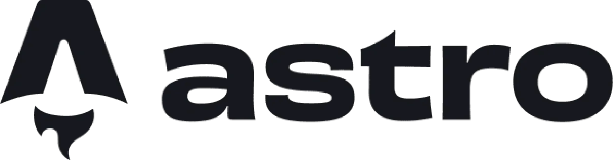 Astro static website logo