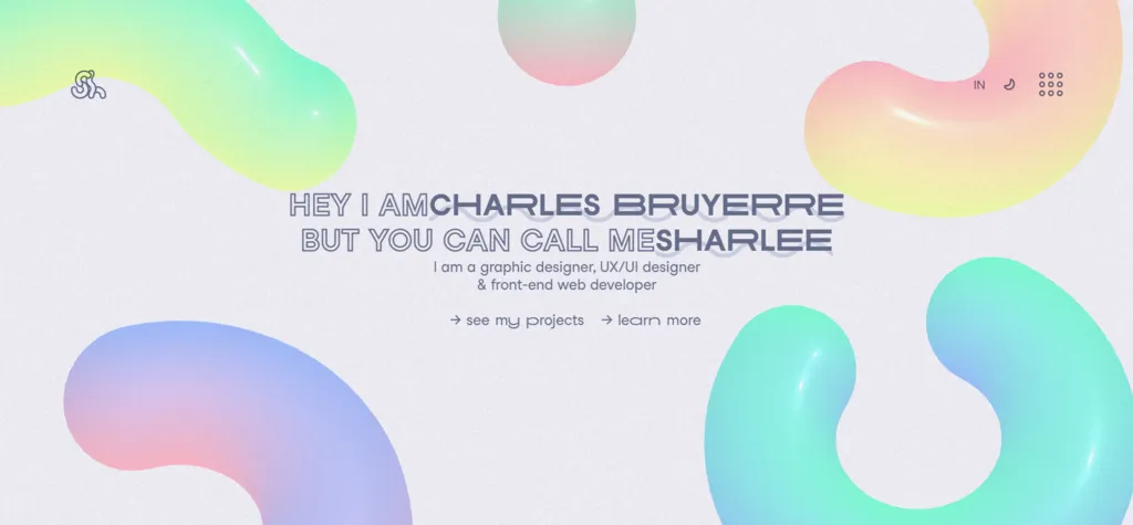 Charles Bruyerre creative web developer portfolio